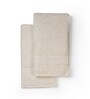 Cloud Dancer 100% Organic Cotton Solid 550 GSM Hand Towels Pack of 2