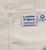 Cloud Dancer 100% Organic Cotton Solid 650 GSM Bath Towel Pack of 1