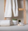 Cloud Dancer 100% Organic Cotton Solid 650 GSM Bath Towel Pack of 1