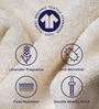 Cloud Dancer 100% Organic Cotton Solid 650 GSM Bath Towel Pack of 1