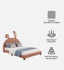 Cloud Hopper Kids Twin Bed In Pink Colour