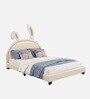 Cloud Hopper Kids Twin Bed In White Colour