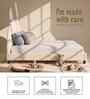 Cloud Hopper Leatherette Kids Toddler Bed With Box Storage In White Colour