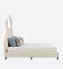 Cloud Hopper Leatherette Kids Toddler Bed With Box Storage In White Colour