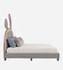 Cloud Hopper Leatherette Kids Toddler Bed With BoxStorage In Light Brown Colour