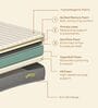 Cloud Hotel Comfort Hypoallergenic 8 Inches Plush EuroTop with Quilted Memory Foam & Responsive Latex Queen Size Mattress