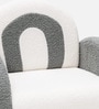 Cloud Kids Kids Sofa In White And Grey Colour