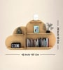 Cloud Shape Backlit Designer Wooden Wall Shelf