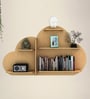 Cloud Shape Backlit Designer Wooden Wall Shelf