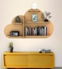 Cloud Shape Backlit Designer Wooden Wall Shelf