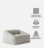 Cloud Velvet Kids Sofa In Beige Colour