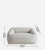 Cloud Velvet Kids Sofa In Light Grey Colour