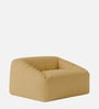 Cloud Velvet Kids Sofa In Yellow Colour