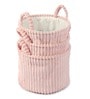 Cloud Weave Cloth Basket Blush Pink Set Of 3