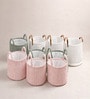 Cloud Weave Cloth Basket Blush Pink Set Of 3