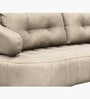 CloudFlex Fabric Three Seater Sofa in Beige Colour