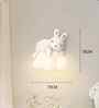 Cloudy Bunny Wall Light Resin Body Tri-Color LED Cute Decorative Wall Lamp for Kids Room Nursery