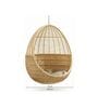 Clove Wicker Outdoor Swing In Light Brown Finish