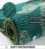 Green Clover Colorful Floral Bath Mat (40x60 CM)
