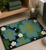 Green Clover Colorful Floral Bath Mat (40x60 CM)