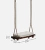 Clover Solid Wood Swing in Beige Colour