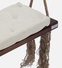 Clover Solid Wood Swing in Beige Colour