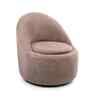 Clowd Nest 1 Seater Chair In Brown Boucle Color