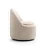 Clowd Nest 1 Seater Chair In Off White boucle Color