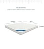 Club King Bed Dual Side Usable In a Box Latex Mattress 78x72x8 Inches
