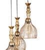 Liama Antique Gold Iron Cluster Hanging Light