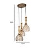 Liama Antique Gold Iron Cluster Hanging Light
