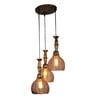 Liama Antique Gold Iron Cluster Hanging Light