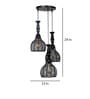 Aneston Black Iron Cluster Hanging Light