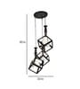 Margot Black Iron Cluster Hanging Light
