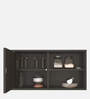 Cluster Wall Mount Kitchen Cabinet in Dark Grey Color
