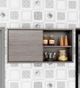 Cluster Wall Mount Kitchen Cabinet In Newton Wood Finish