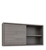 Cluster Wall Mount Kitchen Cabinet In Newton Wood Finish