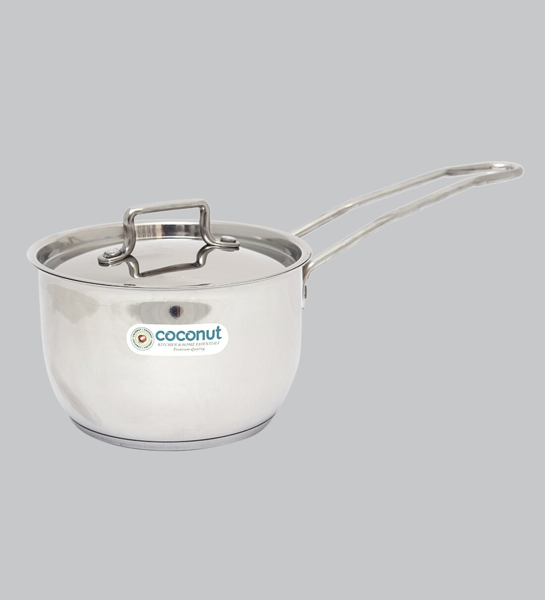 Buy 1.5 Ltr Stainless Steel Induction Base Sauce Pan With Lid By