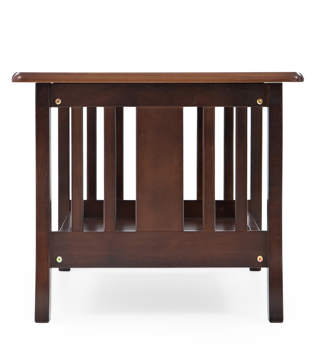 Buy Topaz Coffee Table in Walnut Finish by Max Furn Online Modern