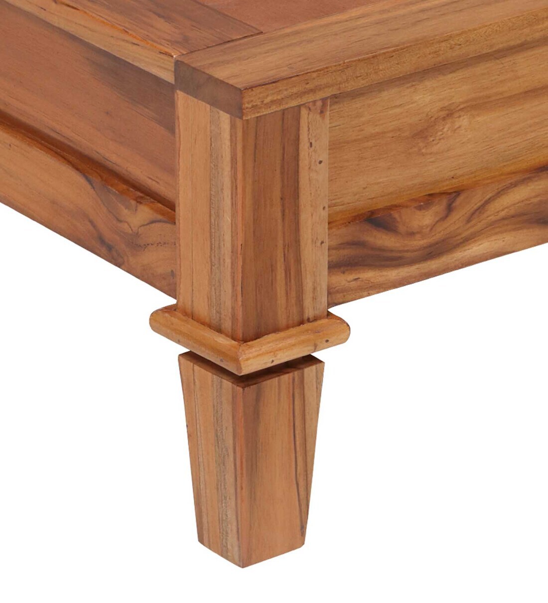 Buy Colson King Size Bed in Teak Colour by Evok Online Contemporary