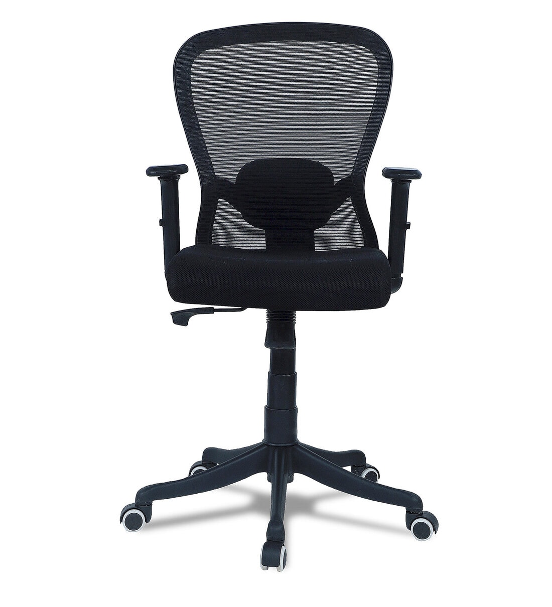 Buy Comet Breathable Mesh Ergonomic Chair in Black Colour by Furniturstation Online Ergonomic