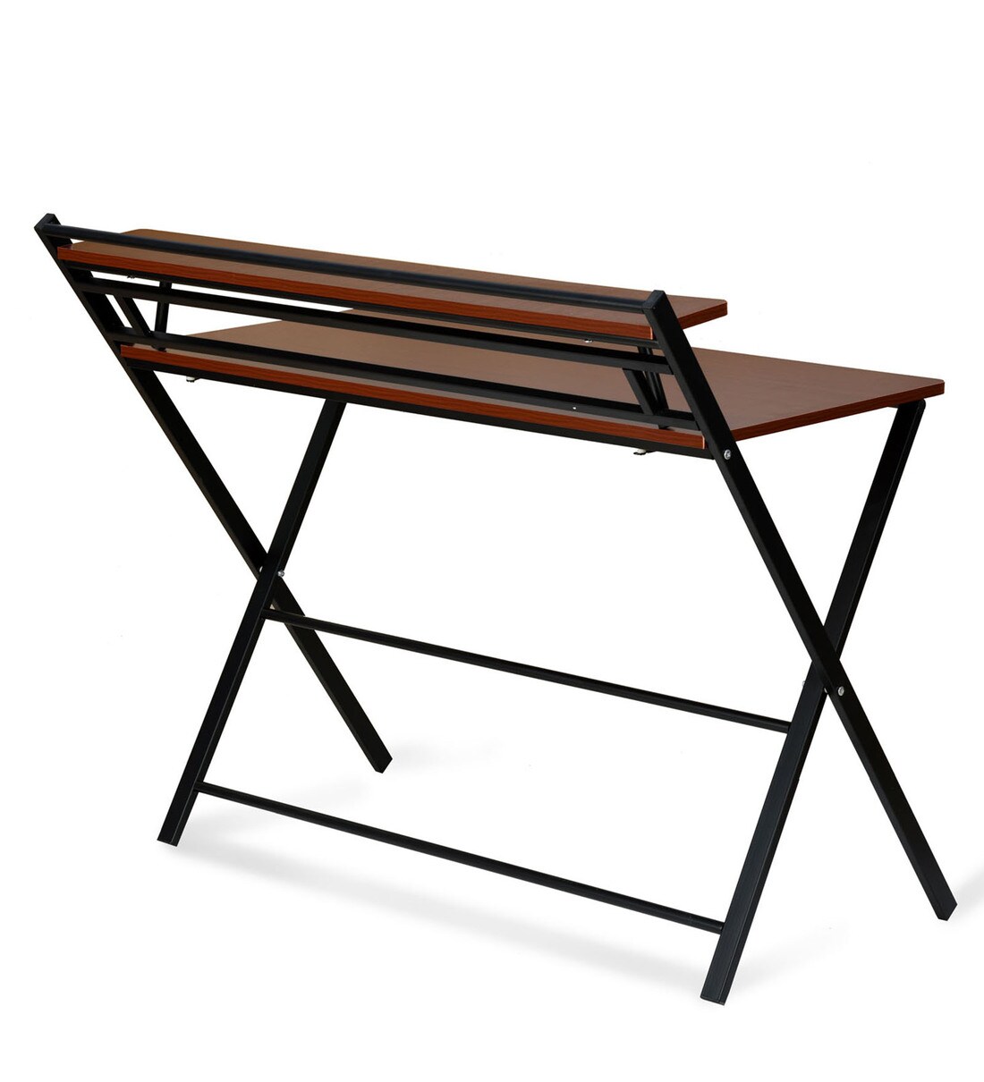 Buy Comfort Foldable Study Table in Teak Colour by Nilkamal Online