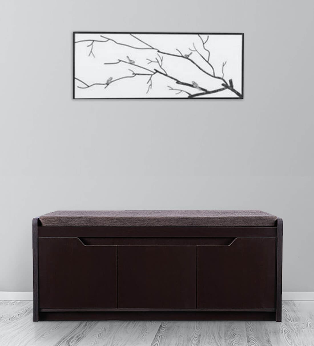 Buy Congo Shoe Rack with Seat in Wenge Colour at 63 OFF by HomeTown