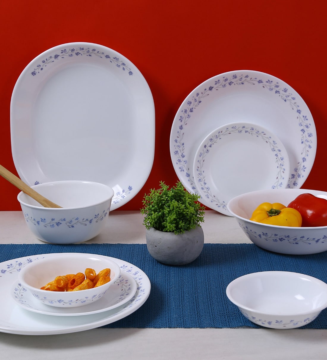 Buy Lilac Blush 21 Piece Dinner Set By Corelle Online Opalware Dinner