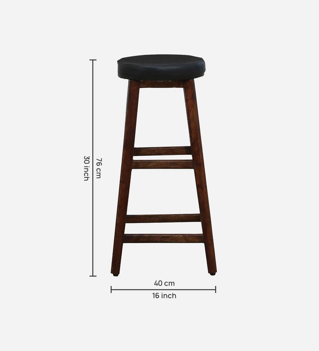 30 Inch 30 Wooden Bar Stools Buy Cosenza Sheesham Wood Bar