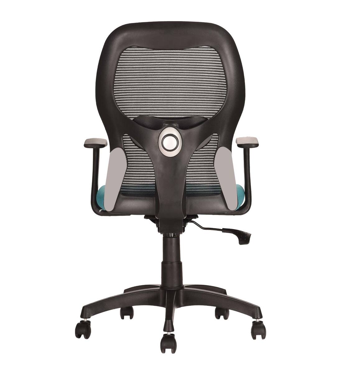 Buy Cosmos Mid Back Ergonomic Office Chair in Teal Green Colour by Teal Online Mid Back