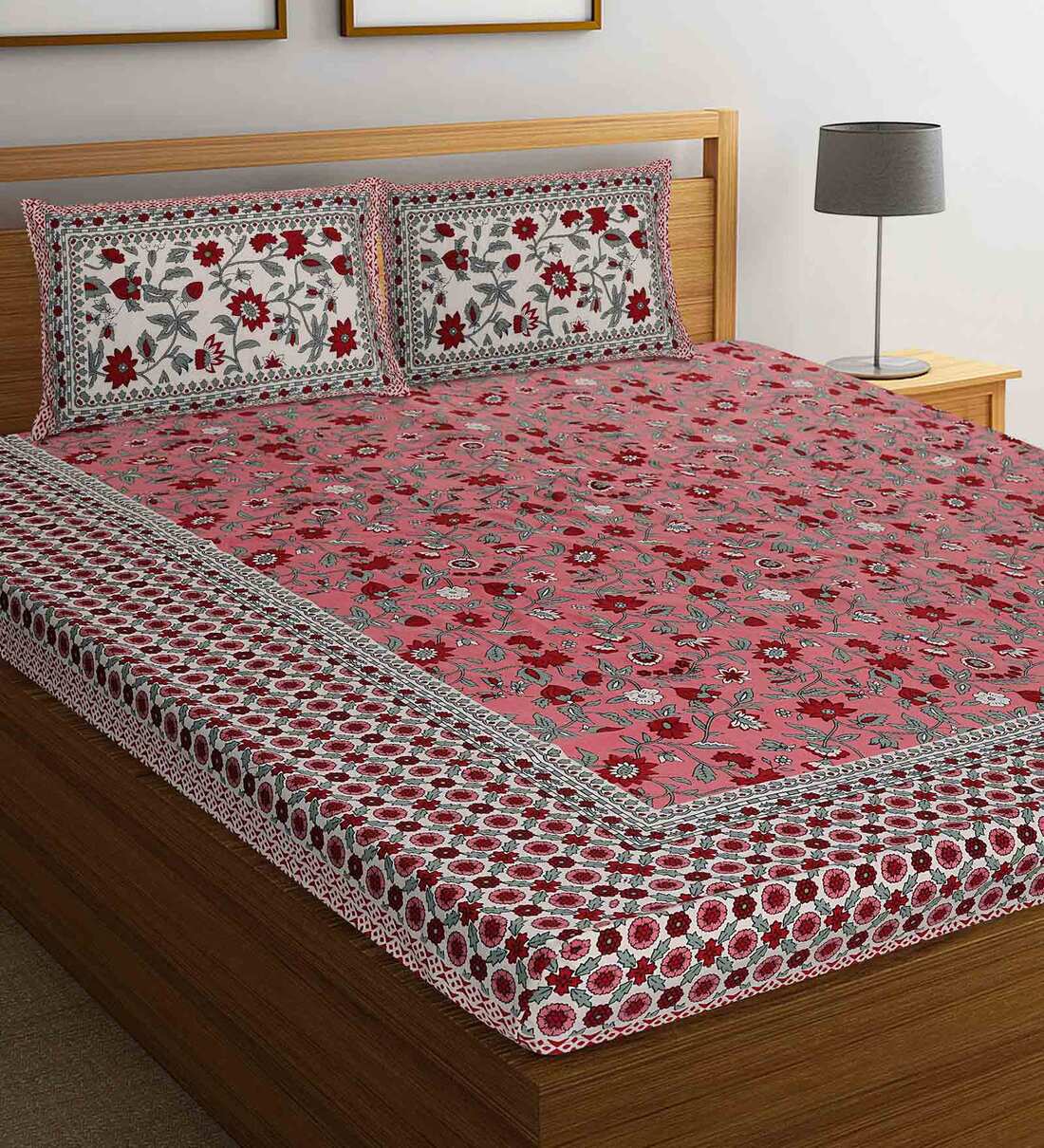 double cot cotton bed sheets