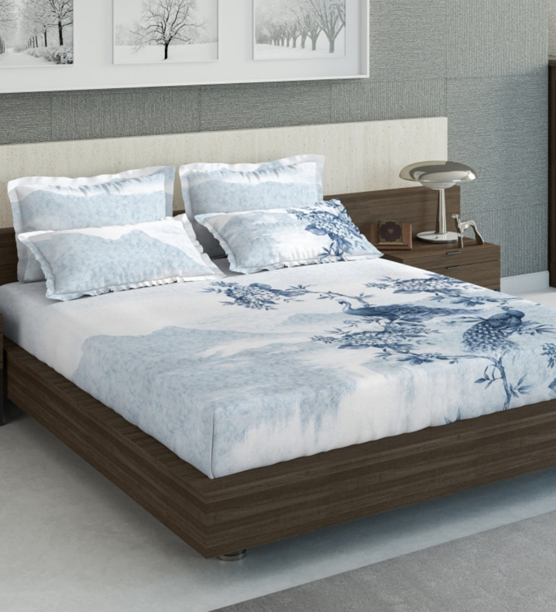 bedsheets with 4 pillow covers