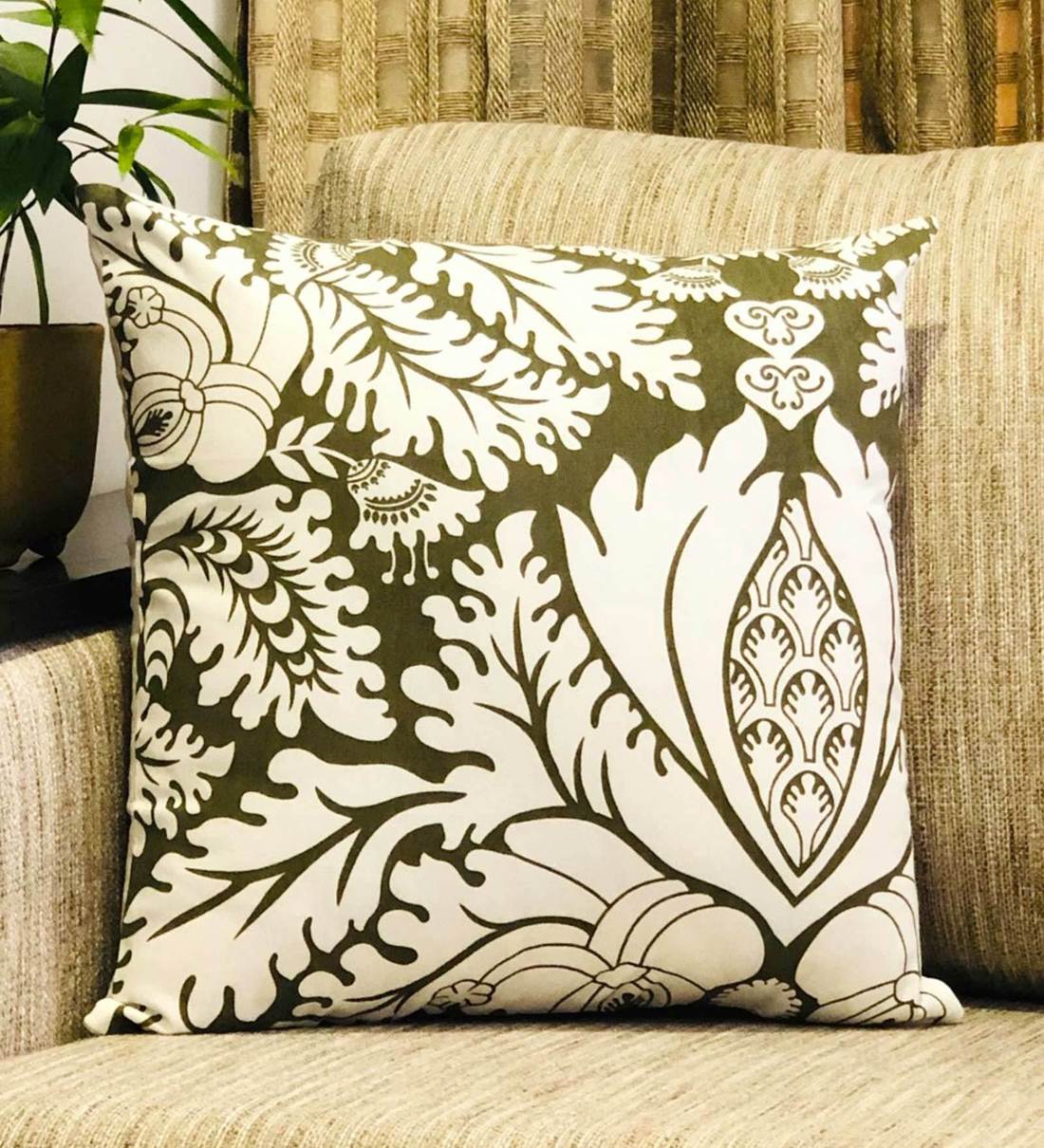 olive cushion covers