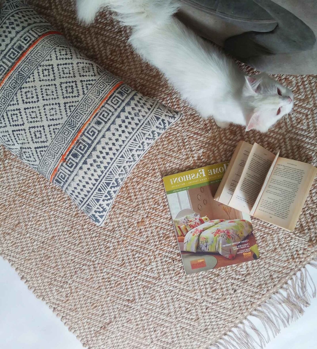 Buy Cotton Embroidered Hand Block Printed 24 x 16 Inch (Set of 2) Cushion Covers by Orna House